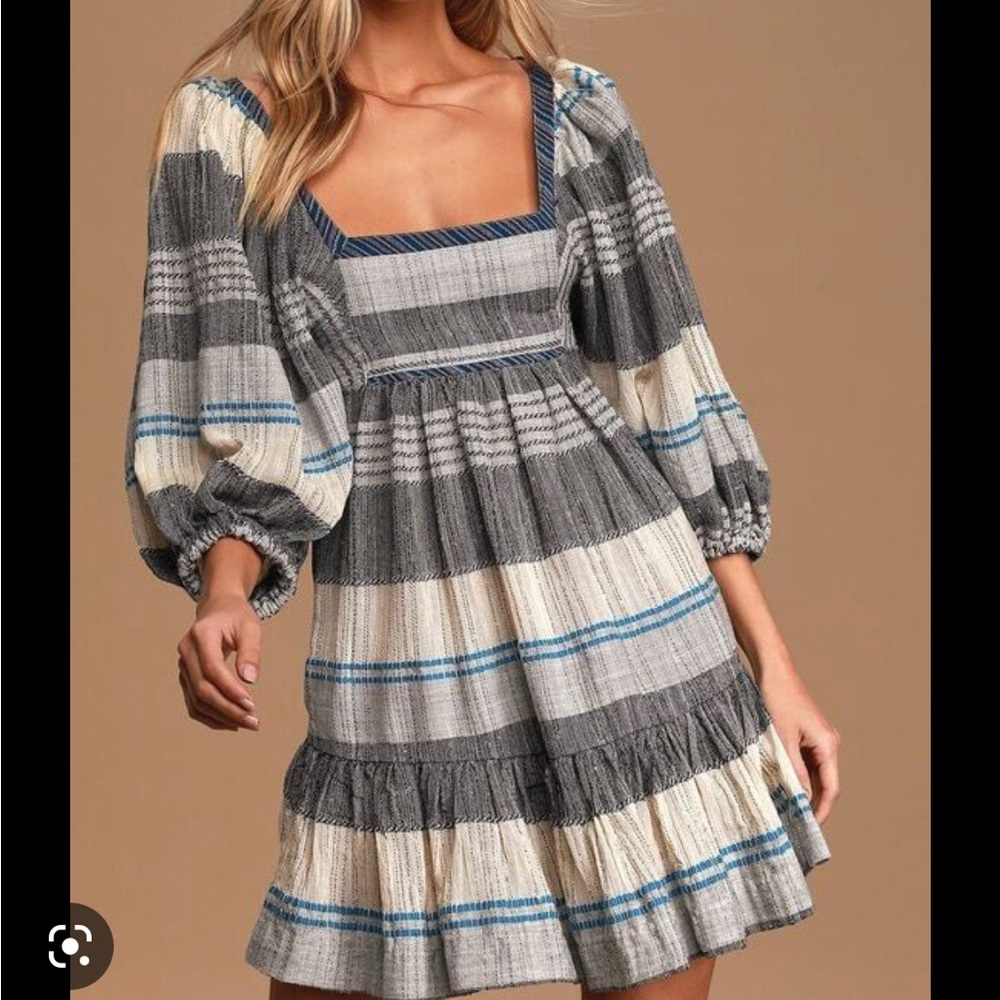 Free People All Lined Up Dress